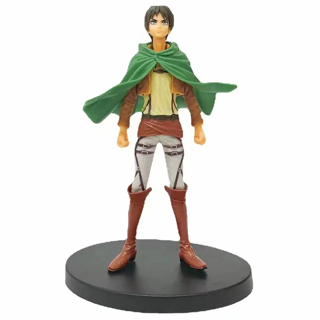 YLEAFUN Anime Eren Jaeger Action Figure Model PVC Figure Collectible Home  Desktop Decorations, 10cm