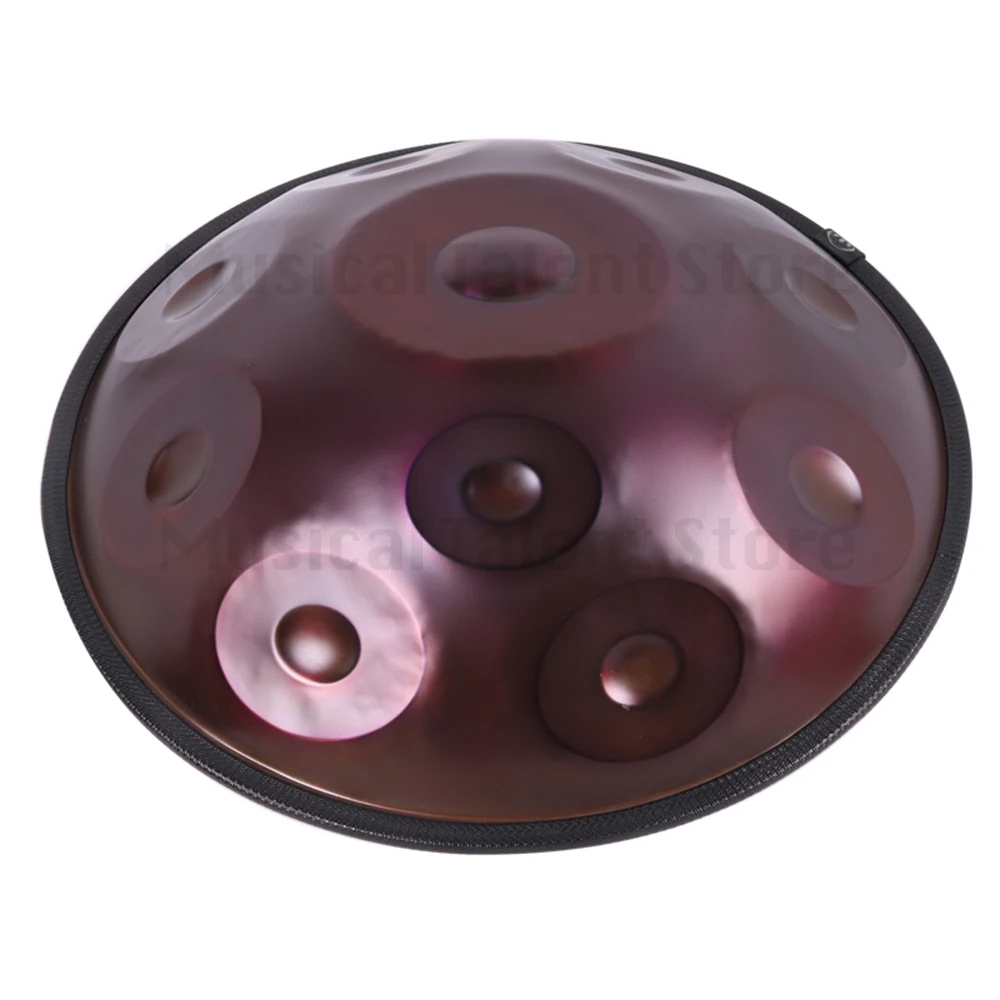 12notes Handpan drum in D Minor,Kurd,22 inch steel tongue drum professional tambor yoga meditation music instrument gift