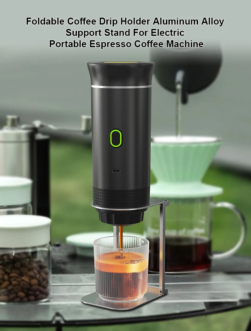 Foldable Coffee Drip Holder Aluminum Alloy Support Stand For Wireless Electric Portable Espresso Coffee Machine Accessories 3