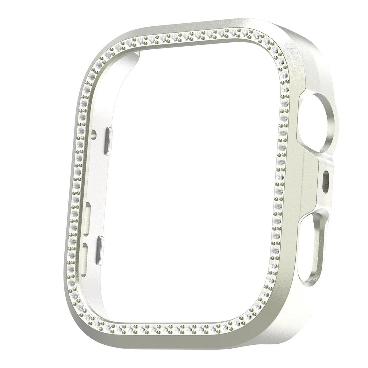 Diamond-Embellished All-Around Protective Watch Bumper Cover