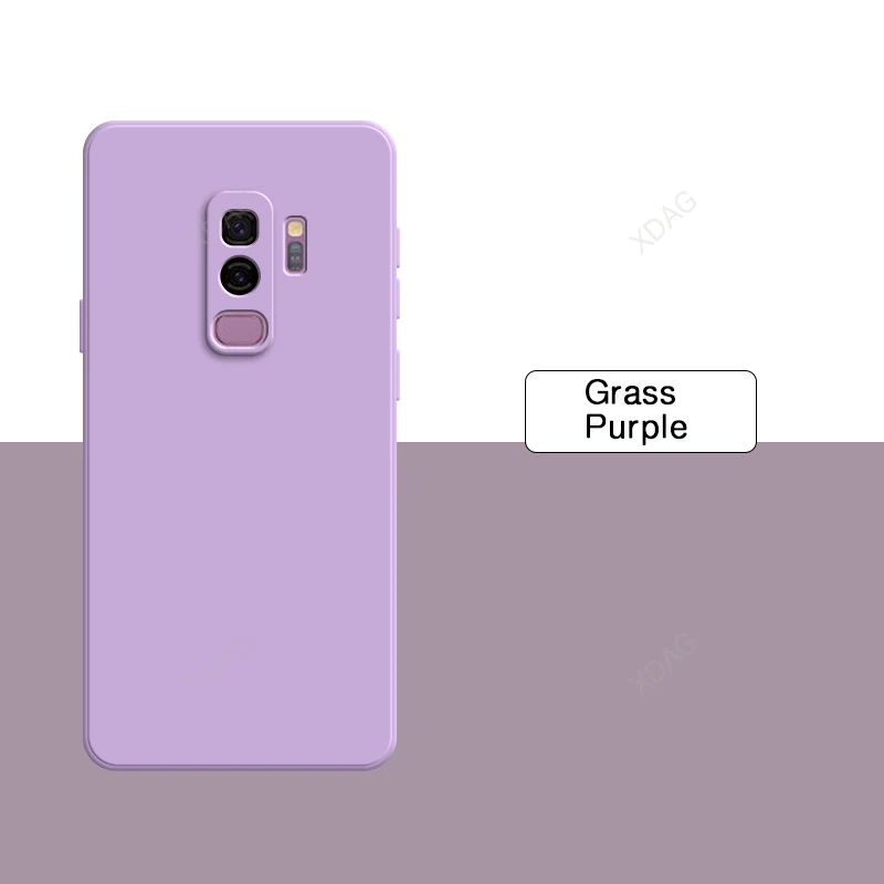 Luxury Liquid Silicone Soft Candy Phone Case - Classic Square Design