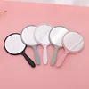 1PC Handheld Makeup Mirror Round Makeup Vanity Mirror with Handle Hand  Compact Mirror Cosmetic  for Women 4