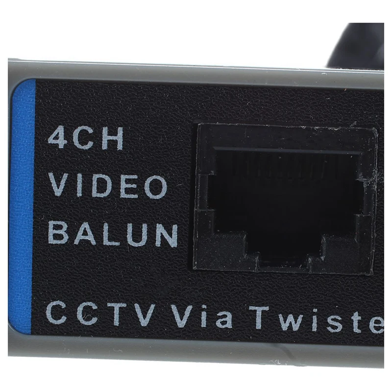 2X 4-Channel Video Balun BNC UTP CAT5 Transmitter For CCTV/ Surveillance Camera Trend
