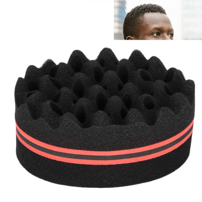 Hair Sponge Brush Big Holes Dreads Locking Afro Coil Comb Care Tool For