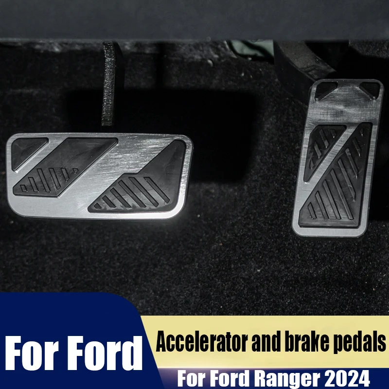 For Ford Ranger modified anti-skid accelerator and brake pedals automotive interior decoration accessories