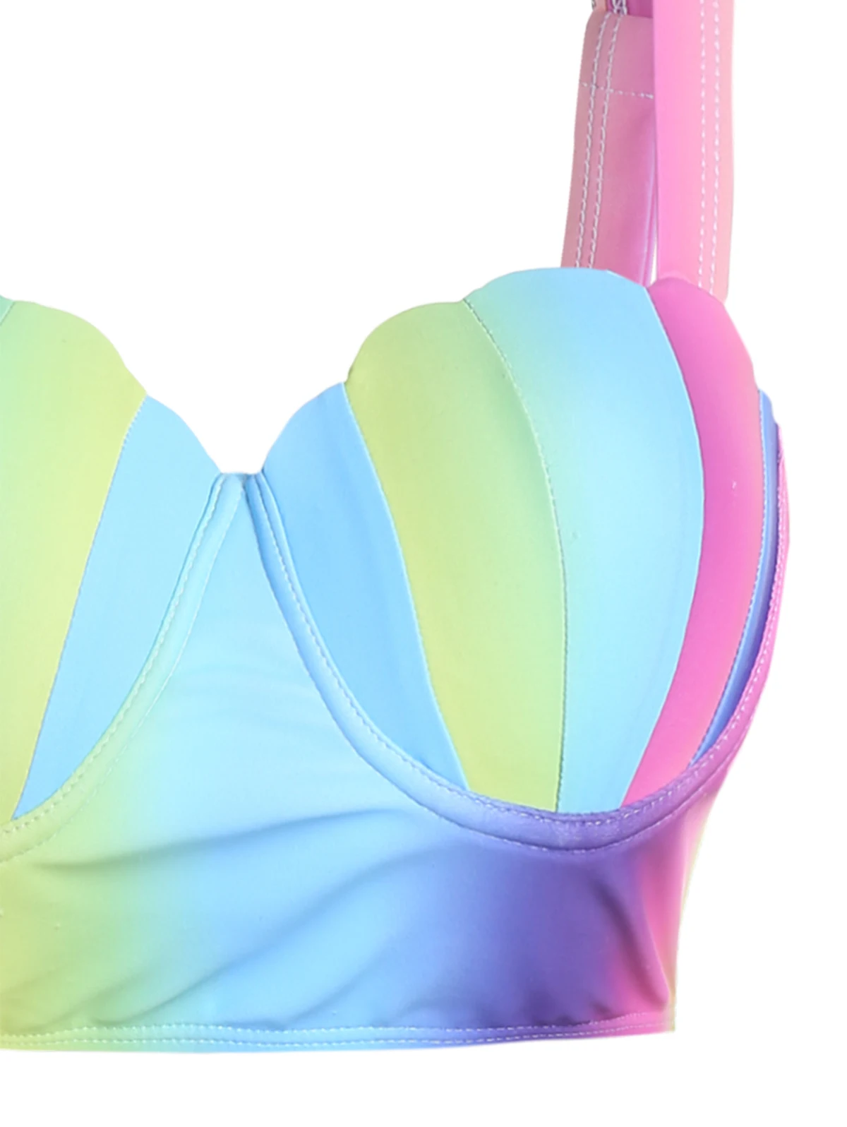 Ǫ  Ÿ κ Ʈ Ʈ Scalloped Ombre Tankini ڸ Ÿ    Ʈ ġ 