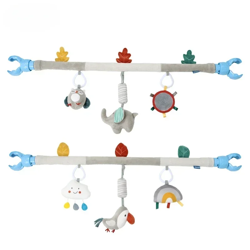 Baby Infant Newborn Crib Bell Rattles Toys 0-12 Months 0-1 Year Old Babies Toddler Stuff Car Seat bedbell Pendant Trolley Toys 5
