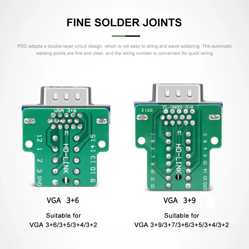 VGA  Ŀ, 15  2 + 6/3 + 9 극ũƿ ͹̳ Ʈ,  DB15 3  ϼ ǻ   ÷