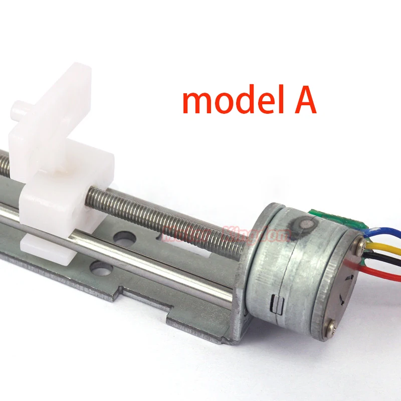 Stroke80m Linear Antrieb DIY xyz 3D Drucker Micro 15mm Stepping Motor DC 5V 6V 9V 2-phase 4-draht Präzision Stepper Motor