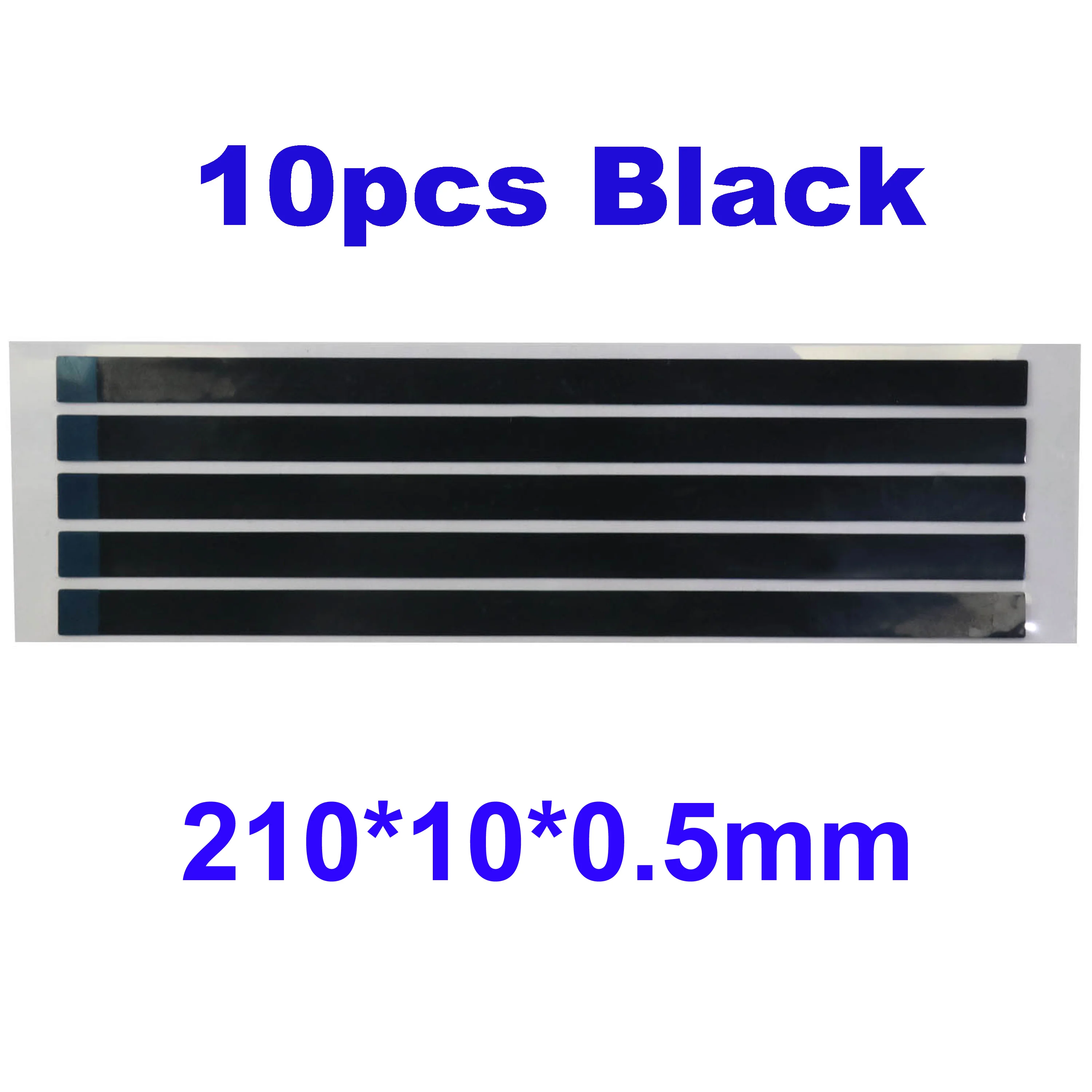 New Version Black Pull Tabs 10mm Width Stretch Release Adhesive Strips for LCD Screen with Handle without Tabs