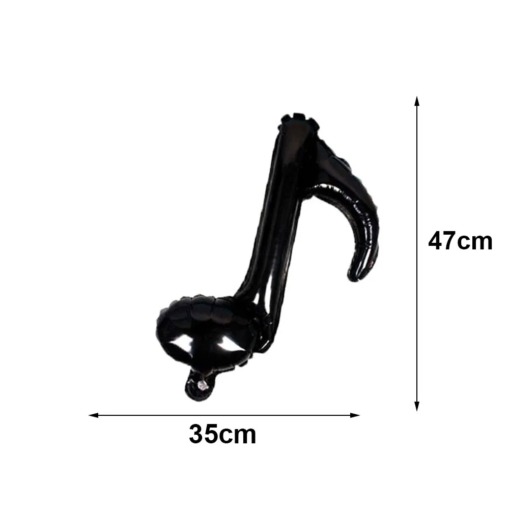 Music-Themed Party Supplies: Black Musical Note Disposable Tableware Set