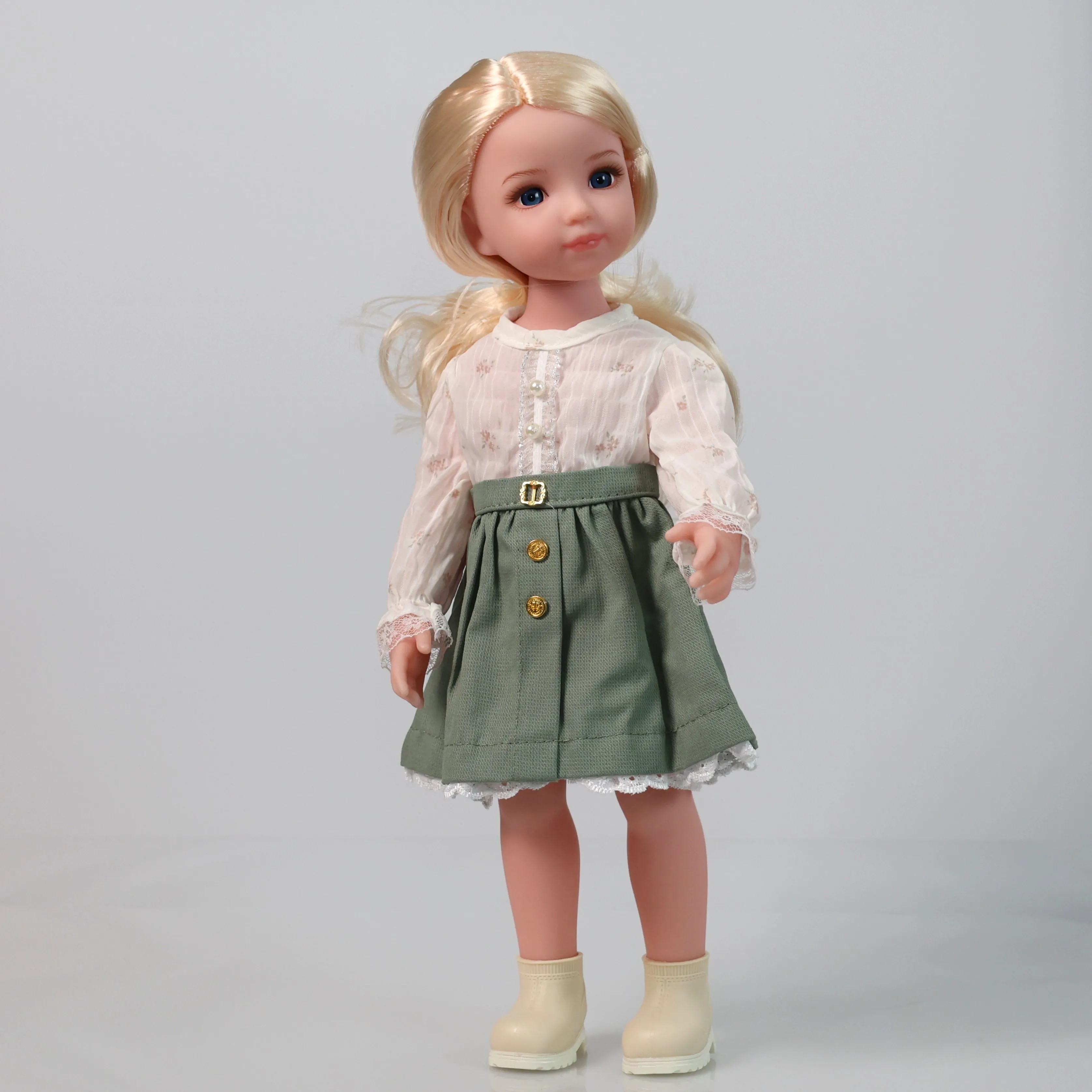 15 Inch Girls Doll Toys for Kids,Fashion Dress Up with Clothes and Shoes,Gifts for Children - 5