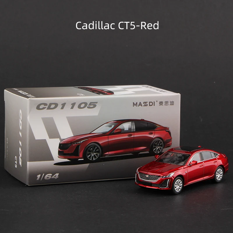 Massdi 1:64 Cadillac Escalade Car Model CT5 CT6 Alloy Miniature