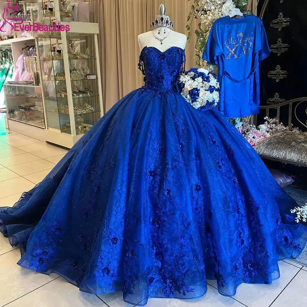 

Sweetheart Quinceanera Dress Tulle Appliques Sweet 15 Dresses Vestidos De 15 Quinceañera Ball Gown Women Prom Party Dress