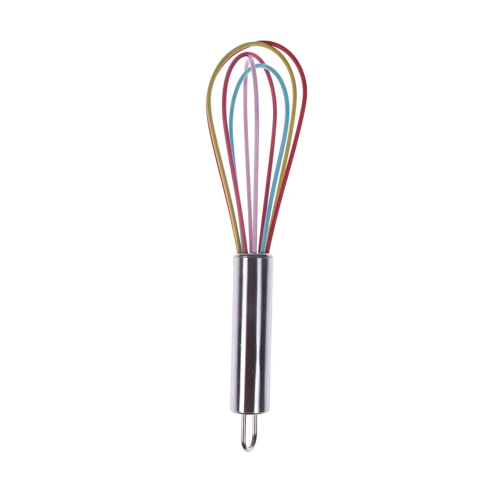 Egg Beater 1pc Silicone Egg Whisk Mixer Kitchen Tool