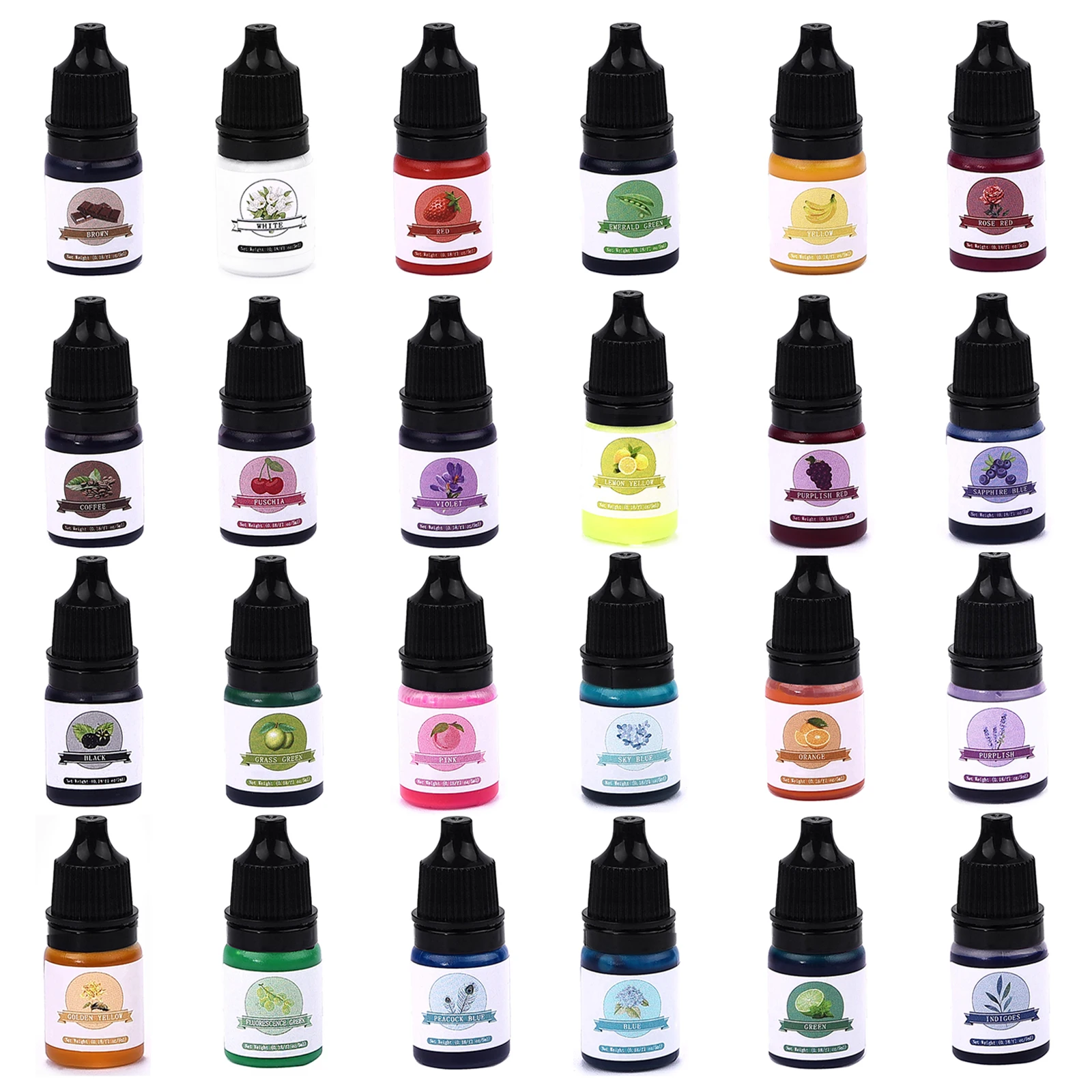 Soy Candle Wax Pigment Candle Dyes Pigment 5ml for Craft Making