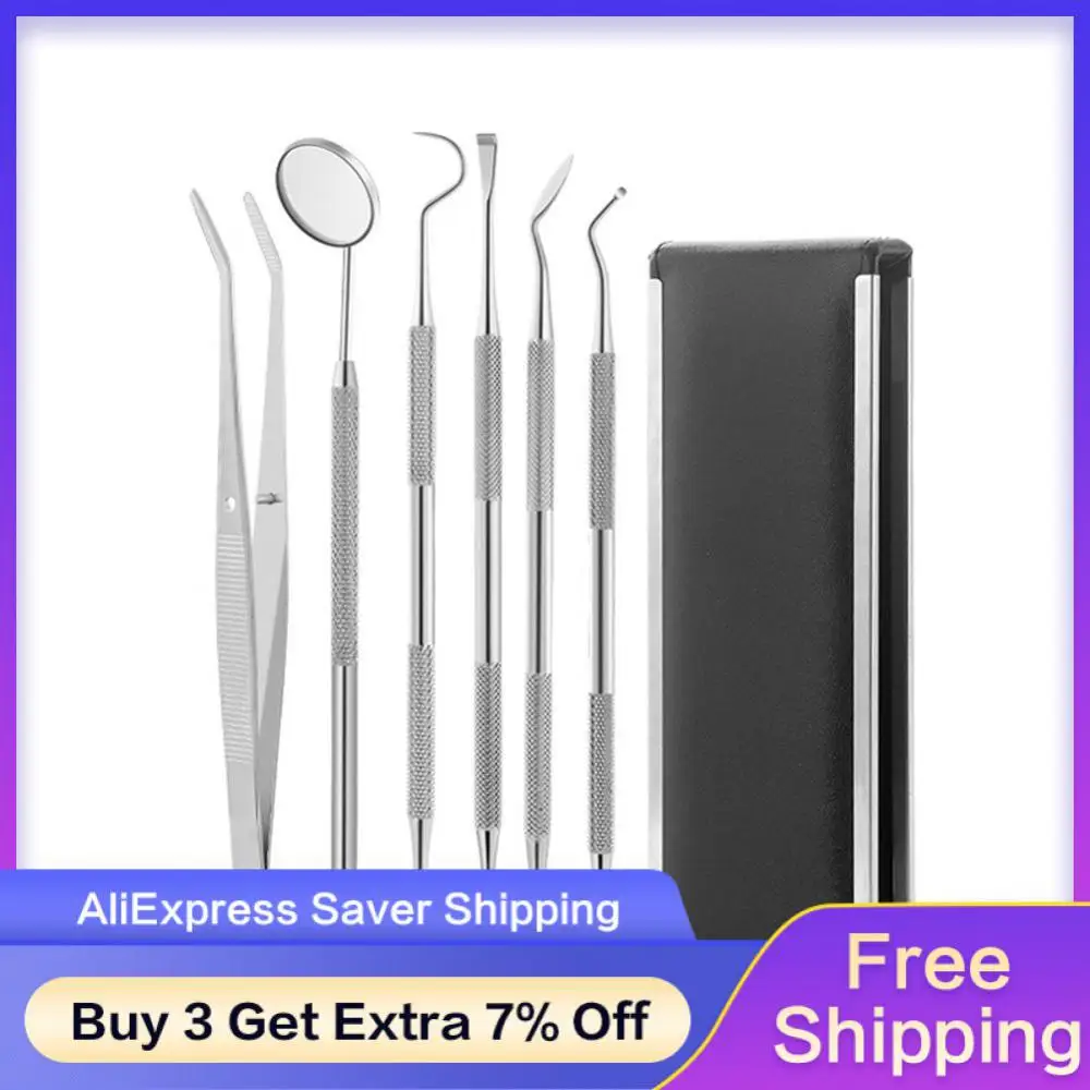 3/1Pcs Instrument Dentist Kit Tooth Cleaning Tools Mouth Mirror Probe ...