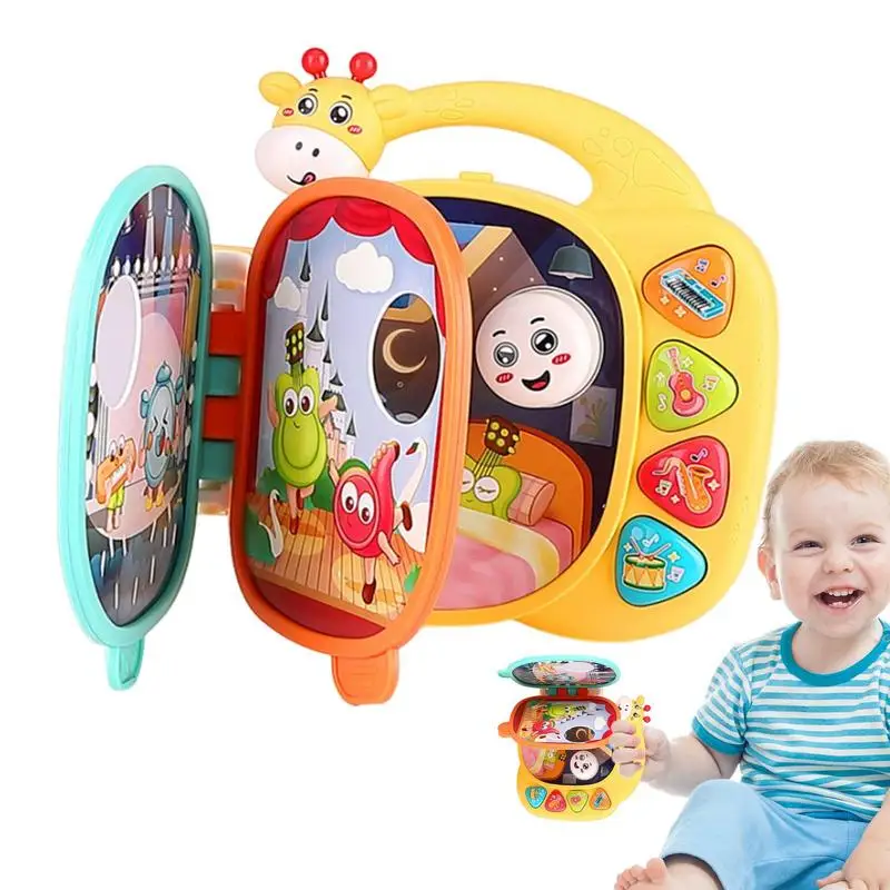 

Cartoon Piano Keyboard Game Multifunctional Early Learning Musical Toys Musical Rhymes Book Baby Instrument Educational Toys