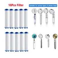 10Pcs Replacement Shower Filter Cartridge shower water filter Remove Chlorine/Fluoride/Hard Water for Most Hand Held Shower head 1