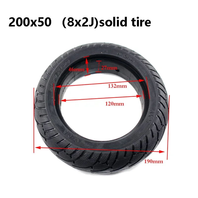 8-Inch Electric Scooter Solid Explosion-Proof Tire