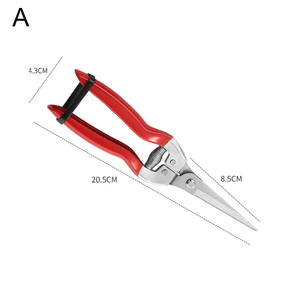 Description Picture 5 of item1Pc Garden Tools Secateurs Bonsai Shears Metal Gardening Scissor Pruning Tool Hand Cutter Fruit Picking Weed Household Potted