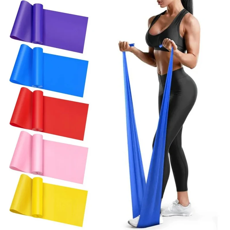 Fitness Resistance Band Fitness Accessories Yoga Sport Resistance Bands Pilates Training Fitness Exercise Home Gym Elastic Rope Band Natural Rubber Latex Yoga Accessories