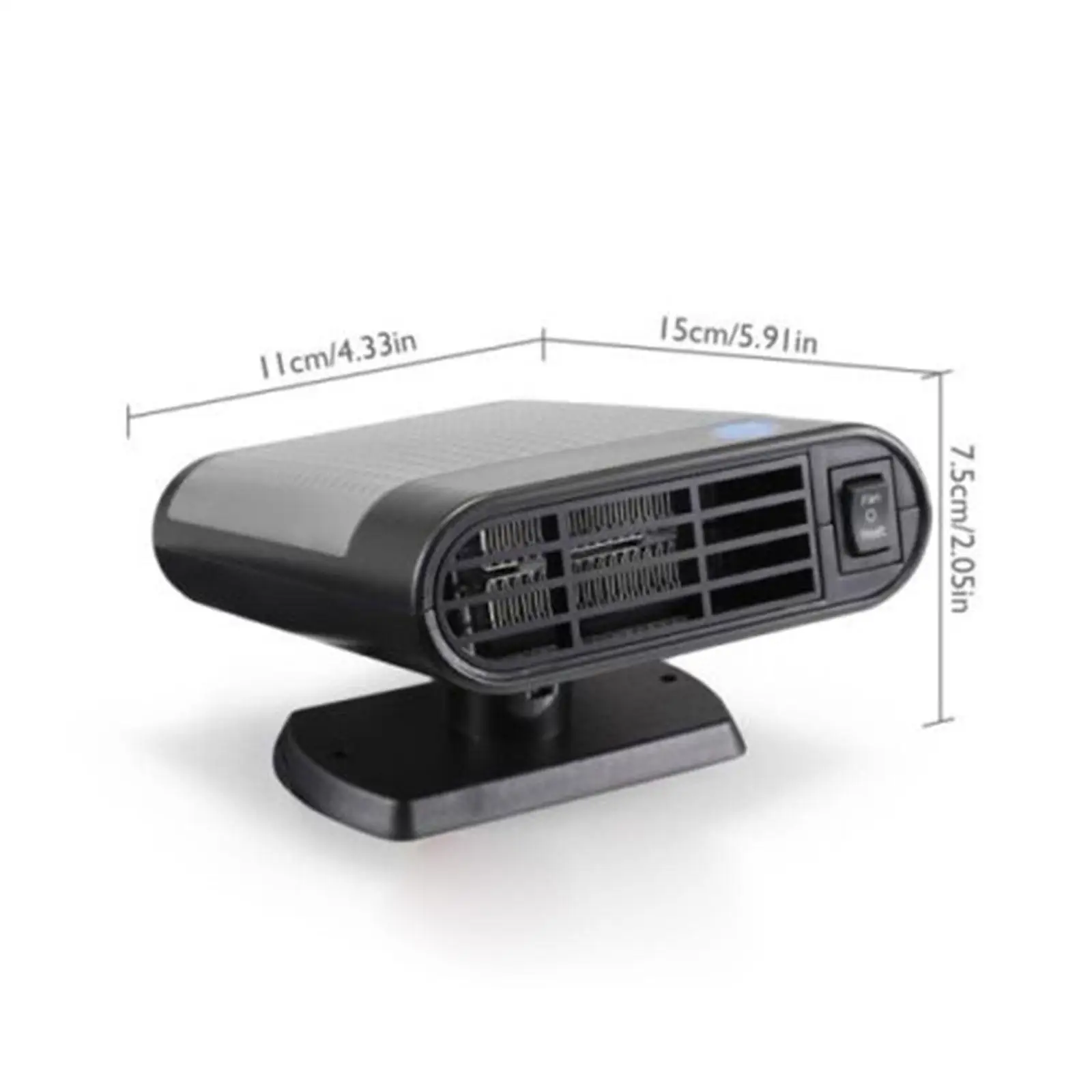 Riscaldatore per auto 12V 500W, ventilatore caldo e caldo, parabrezza per automobile, riscaldamento rapido, sbrinatore d'aria, condiz. per cervi G3K3_voghion.com