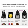 H3A Coffee Machine 4in1 Multiple Capsule Espresso Dolce Milk&Nespresso&ESE Pod&Powder Coffee Maker Stainless Metal Outook 4