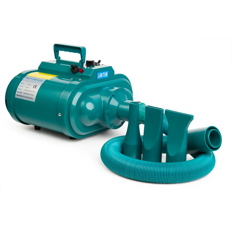 Hair Dryer Pet Hair Dryer LANTUN Pet Cleaning Double-motor Electrically Heated Adjustable Heating Switch Charge Pet Dryers for Dogs Grooming Supplies