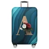 Luggage Cover Stretch Fabric Suitcase Protector Case Gold Letter Series Pull Rod Baggage Dust Case Covers for18-32 Inch Suitcase 5