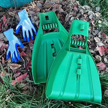 Foglia Mani Grabber Scoop Scoop Mano Rastrello Foglia Grabber Attrezzi da giardinaggio ergonomici Prodotti per la pulizia Scooper Rastrello per raccolta foglie 1