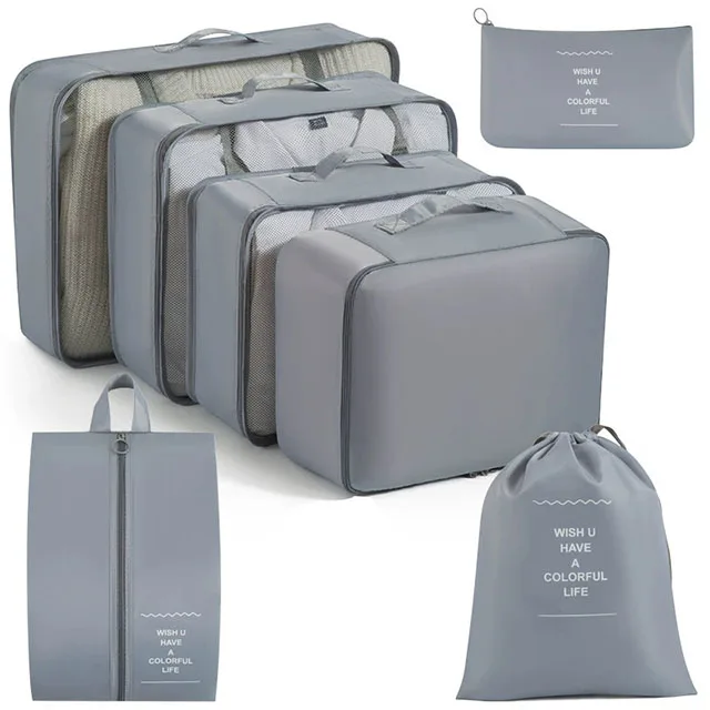 11-Piece Waterproof Travel Packing Cube and Storage Bag Set for Clothes and Accessories