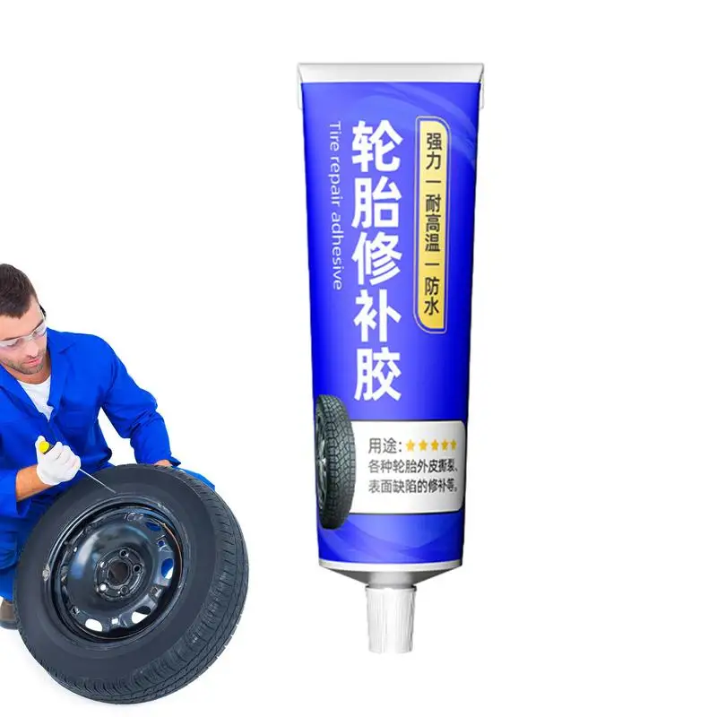 

Universal Tire Repair Glue 50ml Motorbike Seal Tire Repair Glue Inner Tube Puncture Repair Liquid Automobile Tire Repair Tools