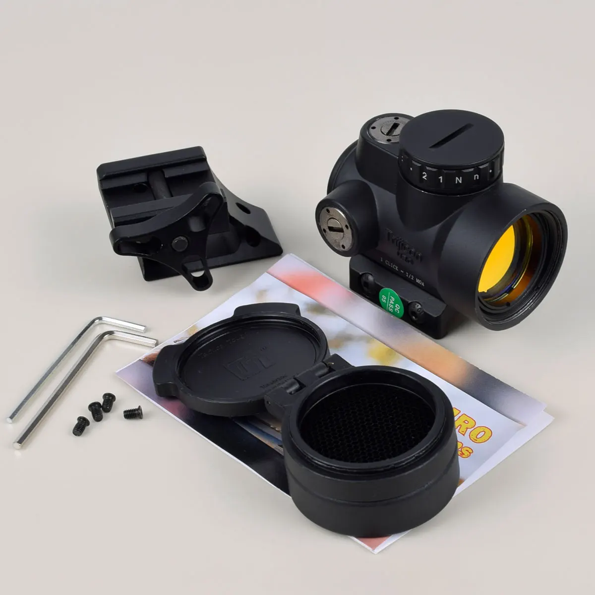 

MRO Airsoft Holographic Rifle Red Dot Sight Scope Hunting Riflescope Sniper Gear For Tactical Shotgun with Riser Mount Killflash