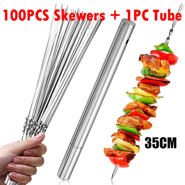100 Skewers and tube