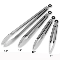 1 pièces Barbecue gril pinces salade Steak Spaghetti bonbons charbon de bois viande acier inoxydable Camping Barbecue cuisine friture alimentaire Clips pince 1