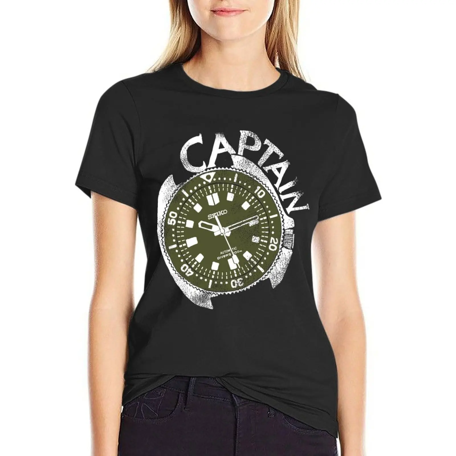 Seiko Captain Willard T-Shirt Kawaii Clothes Hippie Clothes Moda Coreana Abbigliamento Donna Coreana