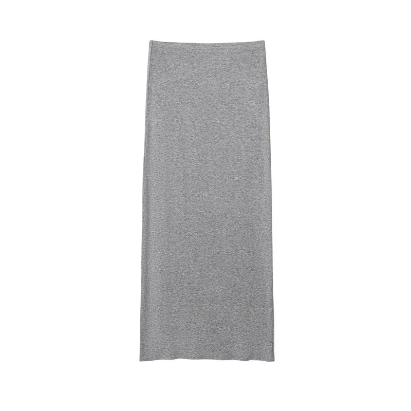 Maternity Knitted Mini Midi Skirt Women's Outerwear Spring Autumn Slim Straight Tube Skirt Small Size Summer Casual Fashion