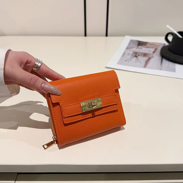 Retro Wallet Women's  Large Capacity Multi Card Position Foreign Trade Multi Functional Three Fold Handheld Bag Billetera 1