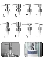 304 Stainless Steel Hand Liquid Soap Pump Dispenser Head Nozzle Fits 25mm Bottle Mouth Soap Shampoo Dispenser Accessories 1