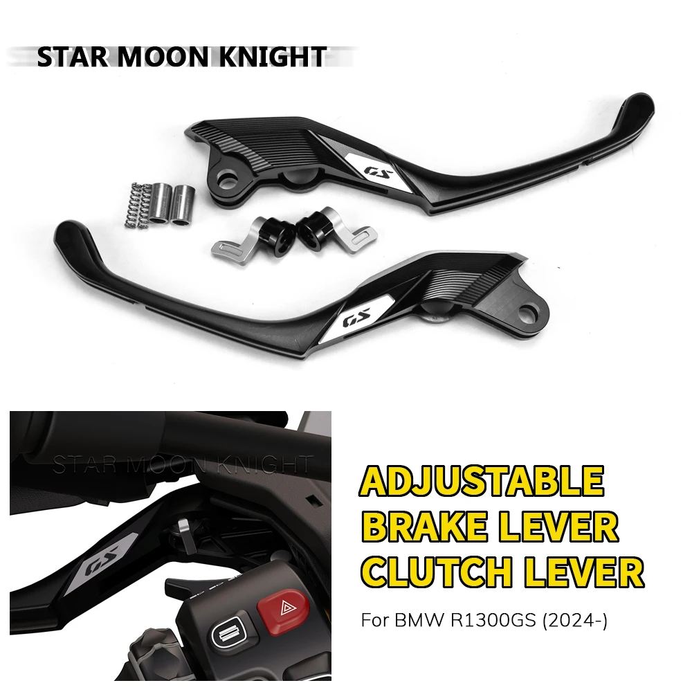 

Motorcycle Adjustable Brake Lever Clutch Lever VarioLever Front Control Handles For BMW R1300GS R 1300 GS 2024-
