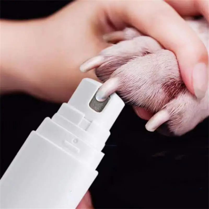 

New Electric Dog Nail Clippers for Dog Nail Grinders Rechargeable USB Charging Pet Quiet Cat Paws Nail Grooming Trimmer Tools