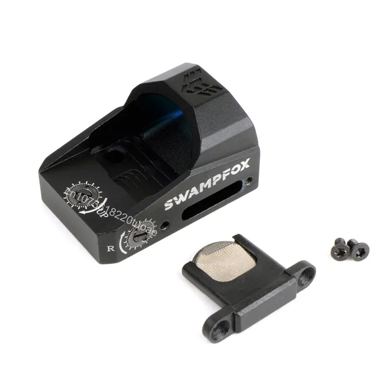 Tactical Swampfox KINGSLAYER 1x22 Reflex Red Dot Sight 3 MOA Hunting Pistol Handgun RMR Footprint Dot Sight Glock Mount Plate