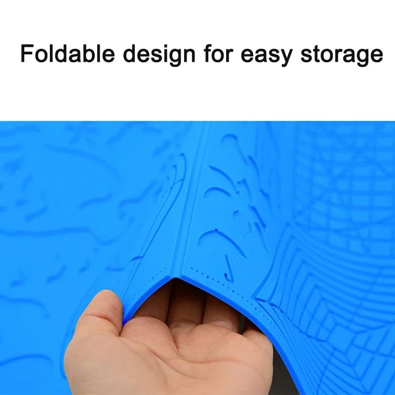 Kids 3D Printing Pen Silicone Design Pad Basic Template 2 Silicone Finger Caps Excellent DIY 3D Pen Drawing 3d printing pen