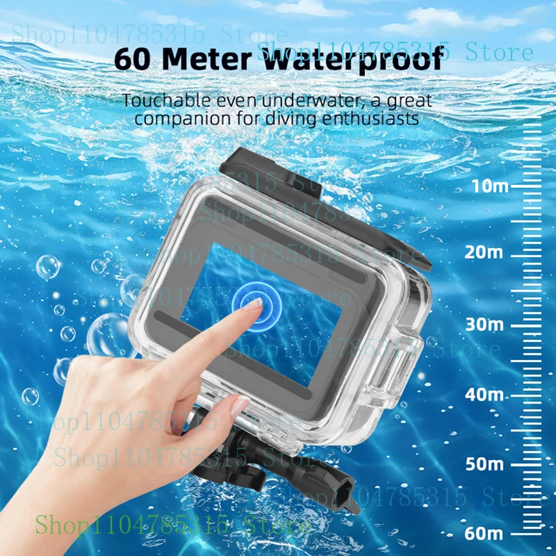 For Insta 360 Ace/Ace Pro Camera Waterproof Case 60m Dive Cover Protective Case XMSJ