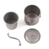 400ml Pour Over Kettle Gooseneck Coffee Kettle and Cup Set with Removable Coffee Spout and Folding Handle Ti Pour Over Kettle 2