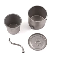 400ml Pour Over Kettle Gooseneck Coffee Kettle and Cup Set with Removable Coffee Spout and Folding Handle Ti Pour Over Kettle 2