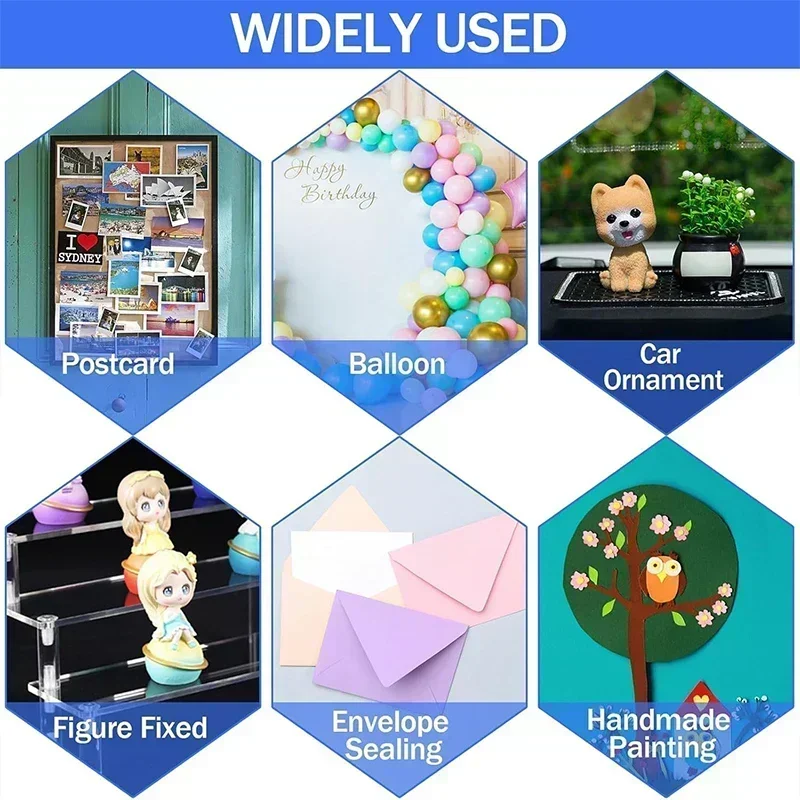 100/2000x Double Sided Tape Adhesive Dots For DIY Craft 6