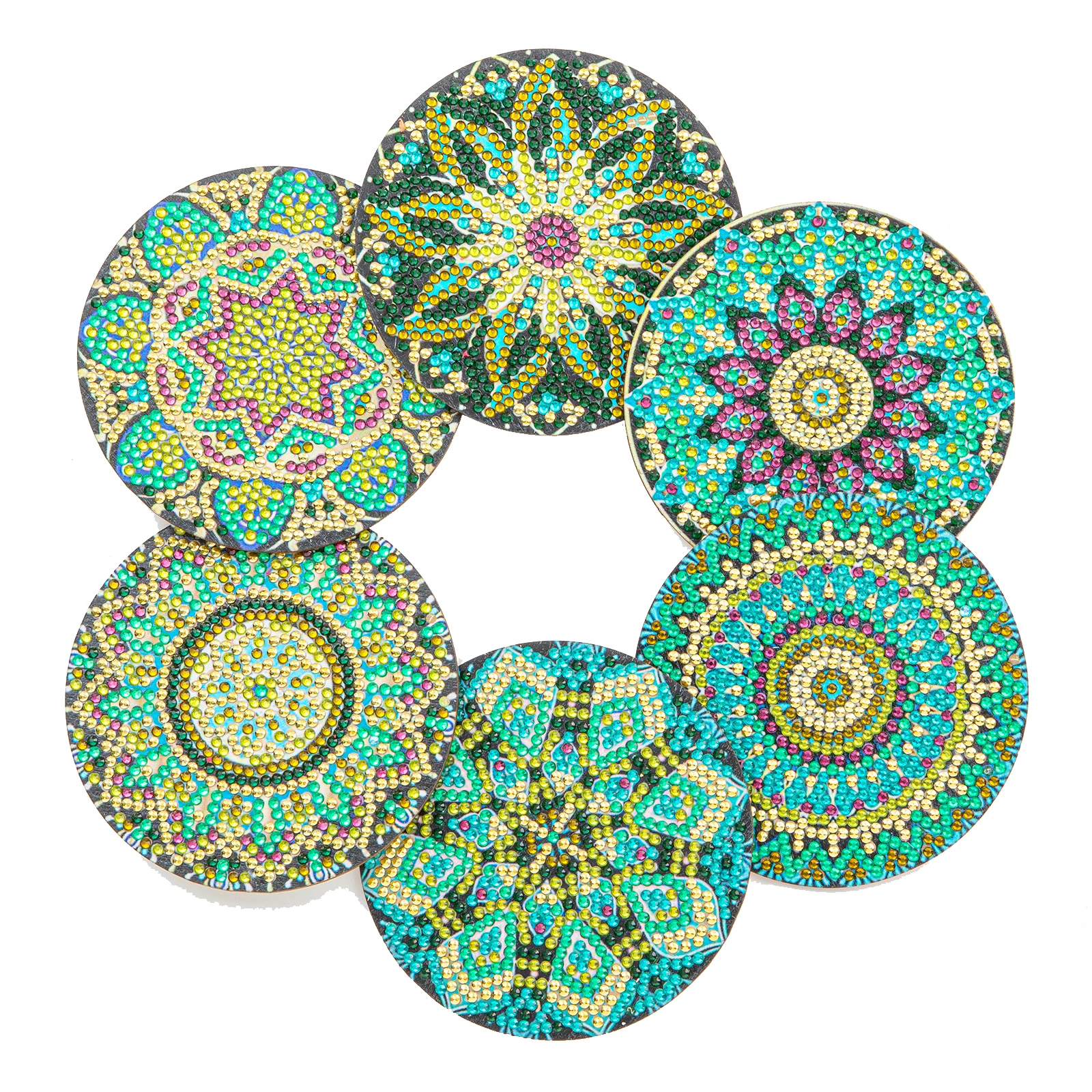 GATYZTORY 8pc/sets Diamond Painting Coasters Kits with Holder Mandala Diamond  Art Kits For Beginners Adults Kids Home Decors - AliExpress