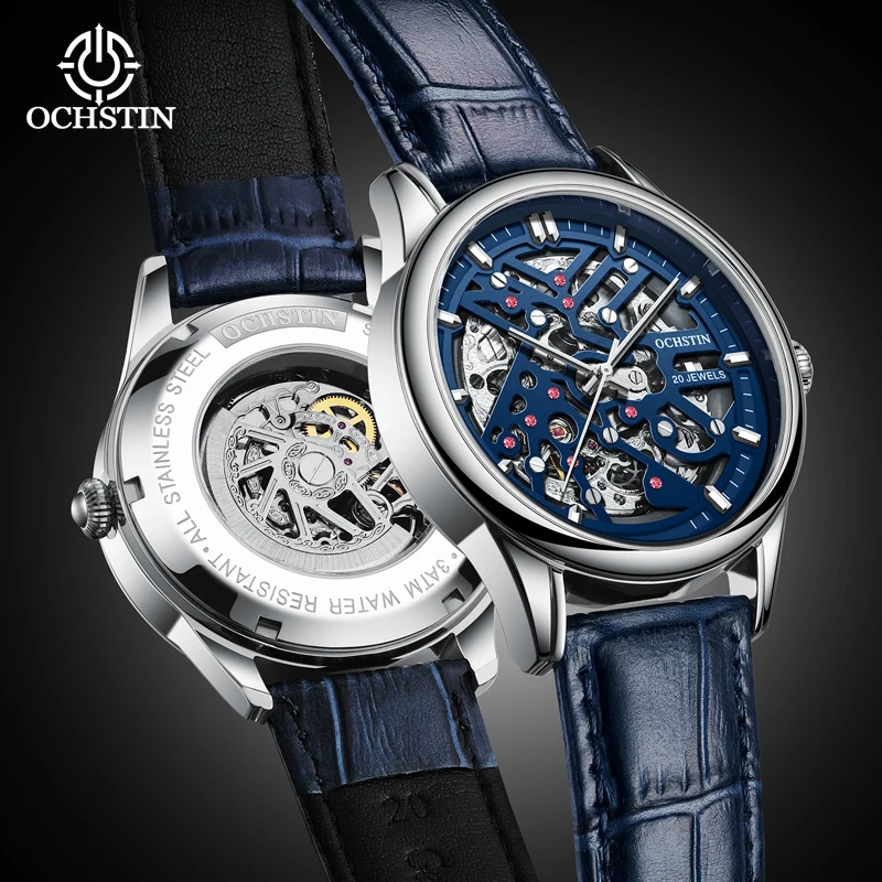 OCHSTIN's new Masterpiece craftsmanship series casual and minimalist mechanical movement men's mechanical watch michelangelo masterpiece бокалы для коньяка 4 шт